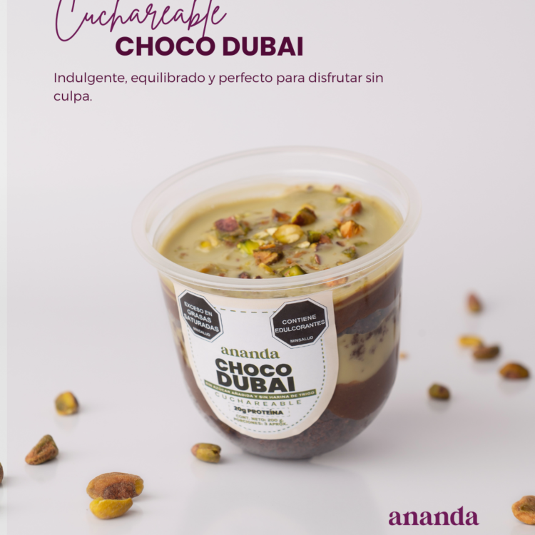 Cuchareable Choco Dubai - 0% Azúcar