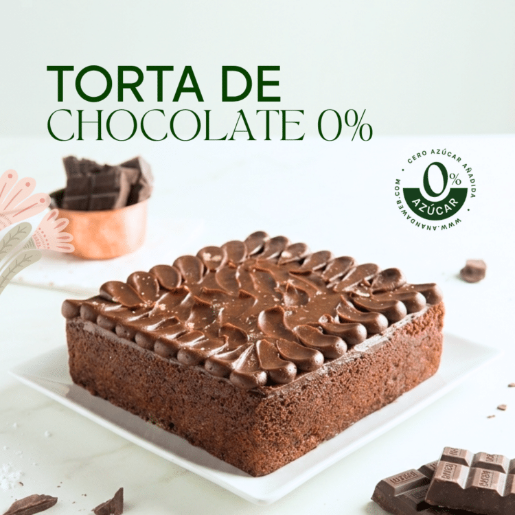 Torta de Chocolate Light 0% Azúcar