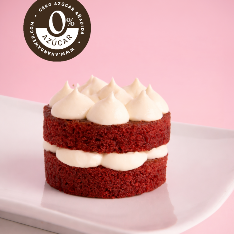 Mini Torta Red Velvet– 0% Azúcar 0% Gluten