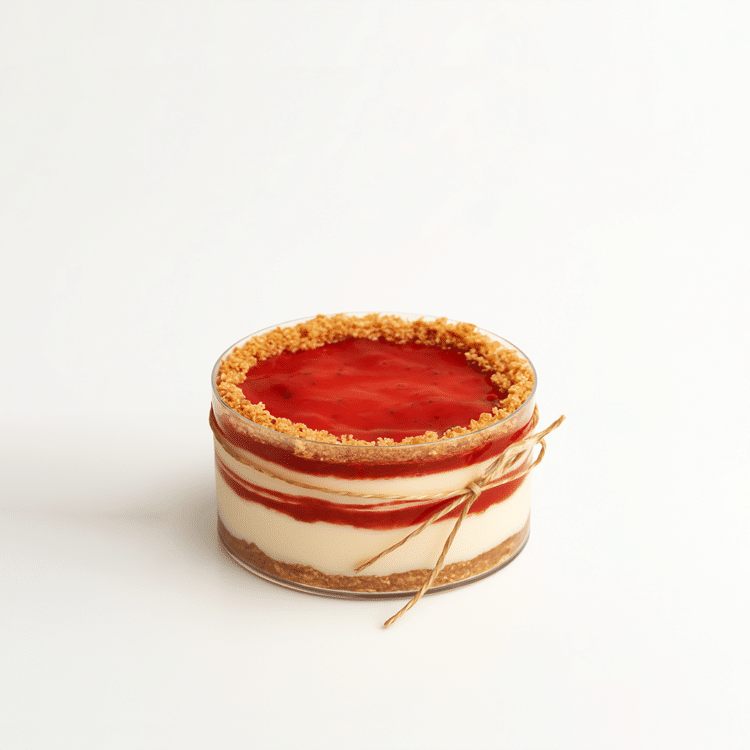 Mini Cheesecake de Fresa – 0% Azúcar 0% Gluten