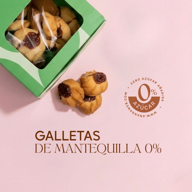 Galletas de Mantequilla y Arequipe 0% Azúcar
