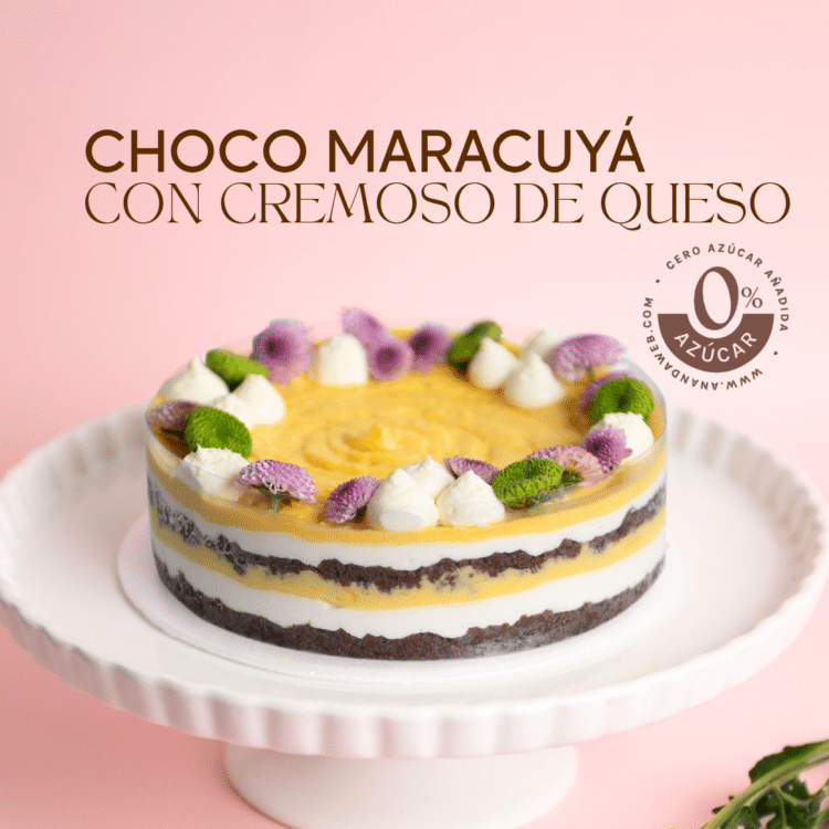 Postre Choco Maracuyá 0% Azúcar