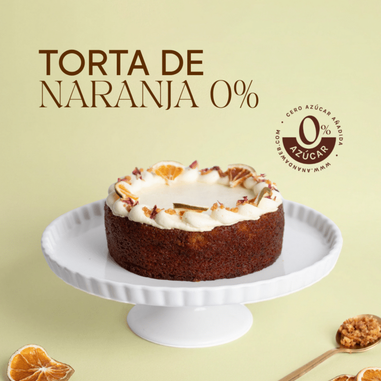 Torta Naranja 0% Azúcar - Mediana