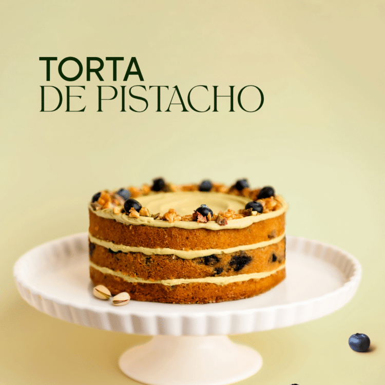 Torta de Pistacho & Arándanos