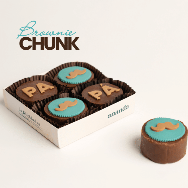 Brownies Chunk (Melcochudos) x4 - Para Papá