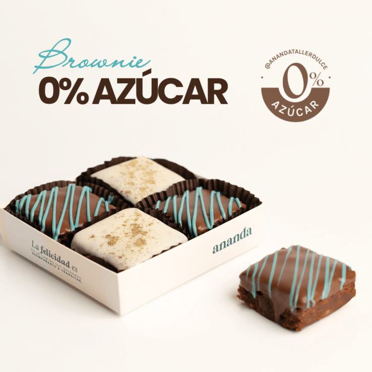Brownies x4 - 0% azúcar
