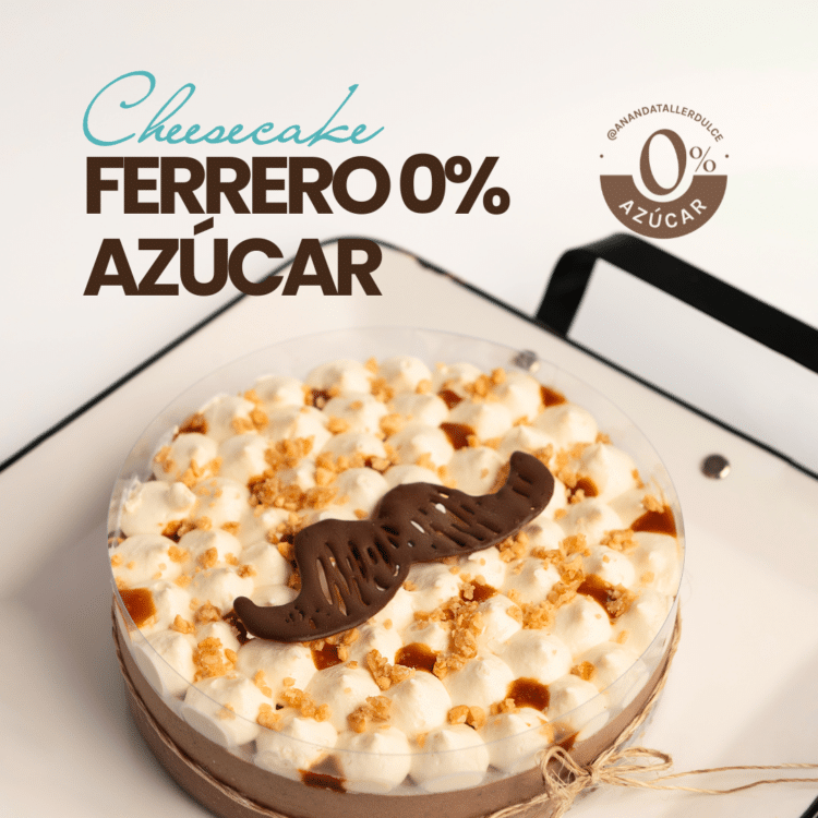 Cheesecake Ferrero 0% Azúcar