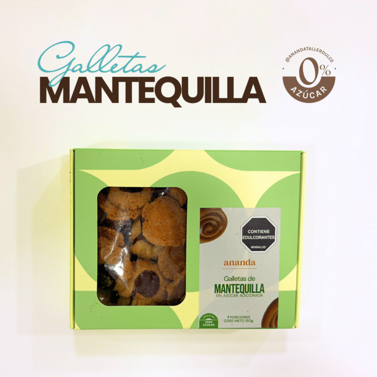 Galletas de Mantequilla y Arequipe 0% Azúcar