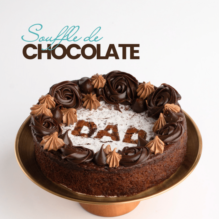 Postre Soufflé de Chocolate - Día Del Padre