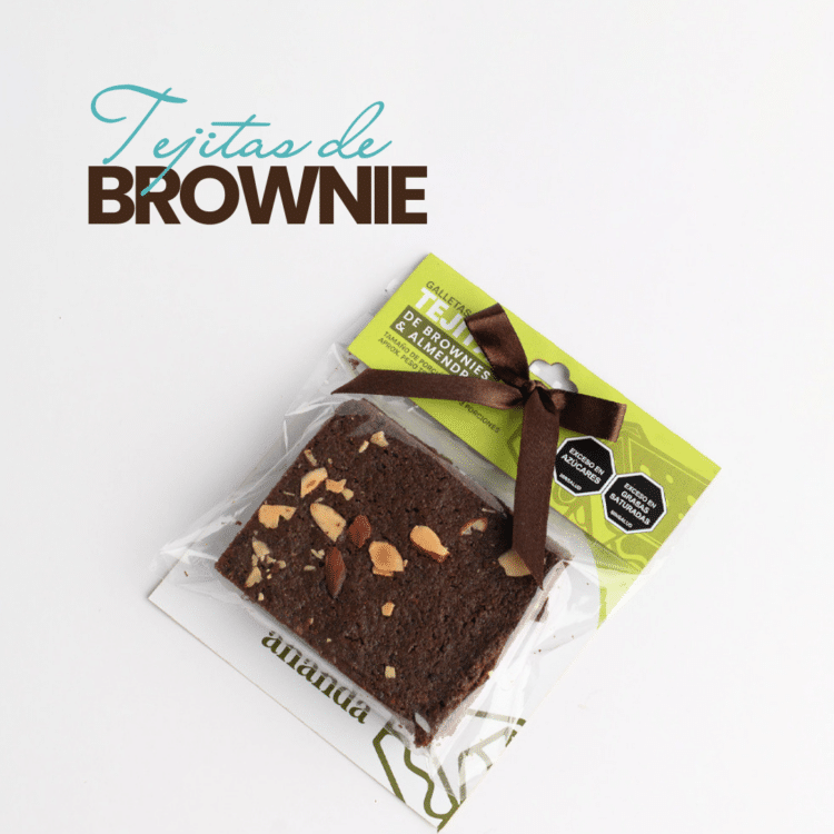 Tejitas de Brownie y Almendra