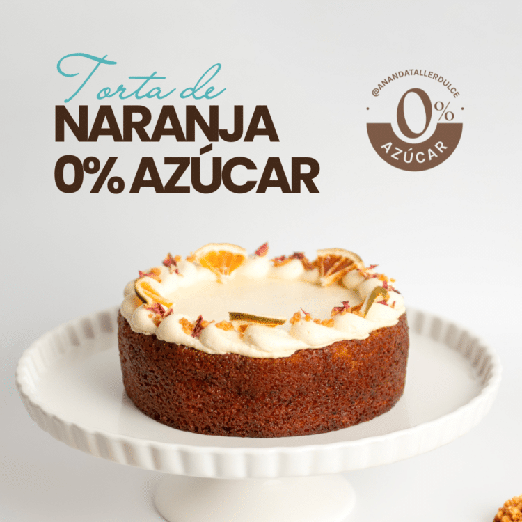 Torta Naranja 0% Azúcar - Mediana
