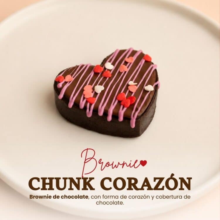 Brownie Chunk Corazón
