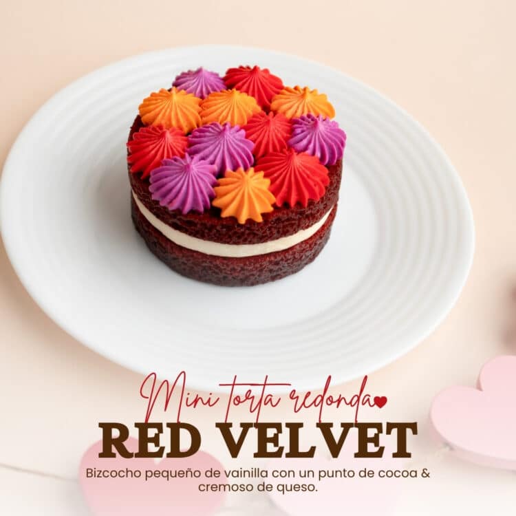 Mini Torta Redonda Red Velvet